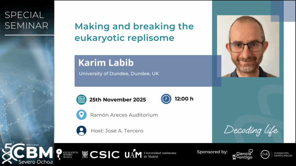 Making and breaking the eurkaryotic replisome Centro de Biología Making and breaking the eurkaryotic replisome Centro de Biología